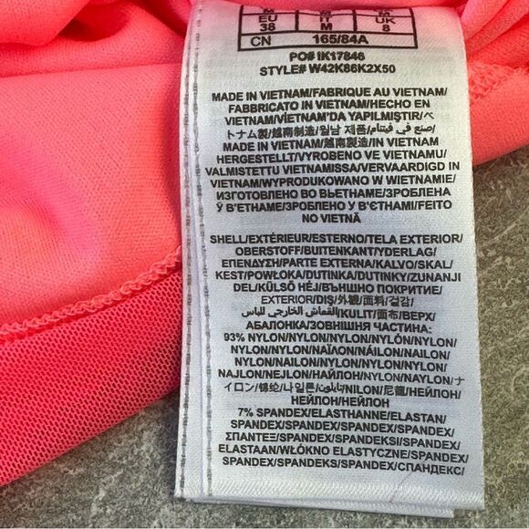 Guess Halter Ruched Hot Pink Barbie V Neck Dress Sz M - Picture 9 of 9